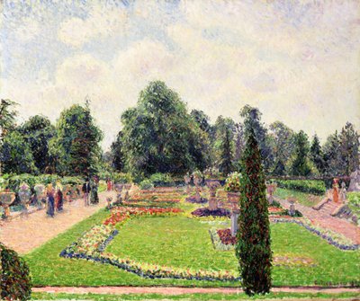 Ogrody Kew — ścieżka do Wielkiej Szklarni autorstwa Camille Jacob Pissarro
