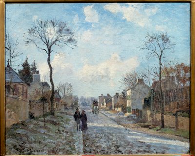 Droga do Louveciennes Obraz Camille Pissarro (1830-1903) 1872 Nd. 0,6x0,73 m Paryż, Muzeum Orsay autorstwa Camille Jacob Pissarro