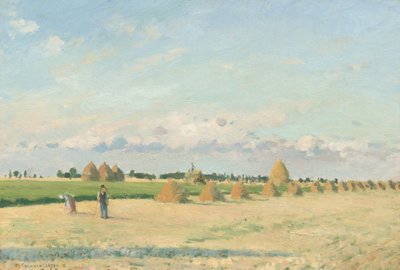Krajobraz, Ile de France, 1873. autorstwa Camille Pissarro