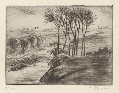 Krajobraz w Osny autorstwa Camille Pissarro