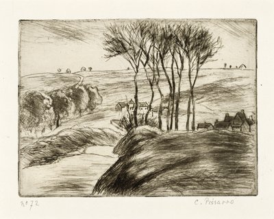 Krajobraz w Osny autorstwa Camille Jacob Pissarro