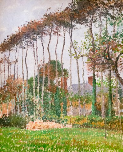 Krajobraz w Varengeville, ok. 1889 (olej na płótnie) autorstwa Camille Pissarro