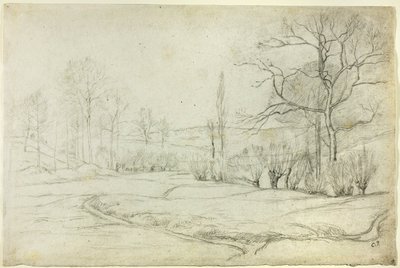 Krajobraz w Montfoucault autorstwa Camille Pissarro