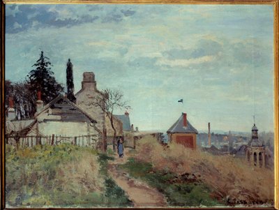 Gmach sądu w Pontoise Obraz Camille Pissarro (1830-1903) 1872 Nd. 0,4x0,54 m Paryż, Muzeum Orsay autorstwa Camille Jacob Pissarro