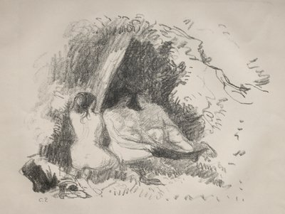 Nagie kobiety autorstwa Camille Pissarro