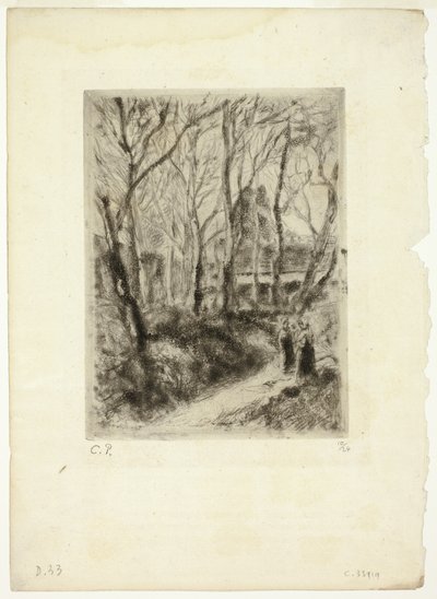 Ścieżka w Pontoise autorstwa Camille Pissarro