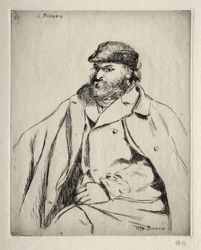 Paul Cézanne autorstwa Camille Pissarro