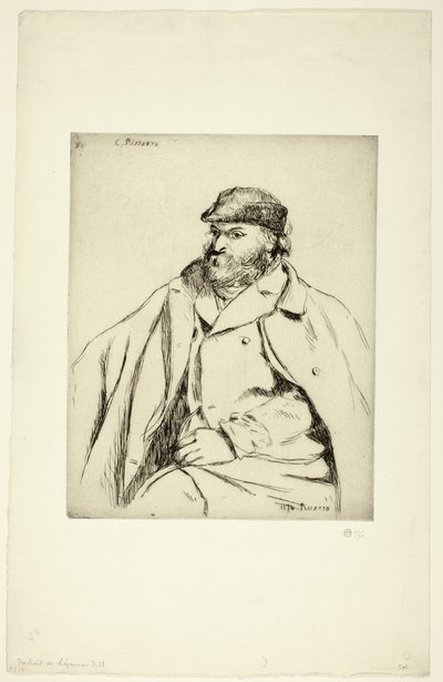 Paul Cézanne autorstwa Camille Pissarro