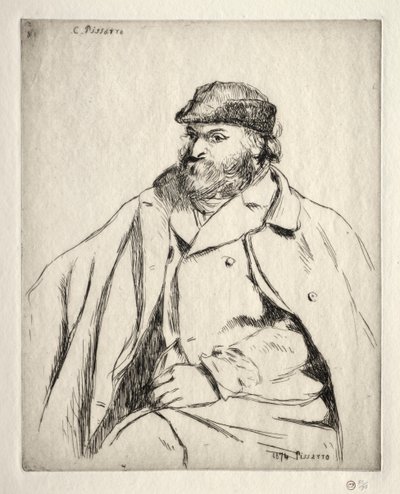 Paul Cézanne autorstwa Camille Pissarro