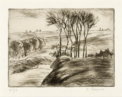 Krajobraz w Osnach autorstwa Camille Pissarro