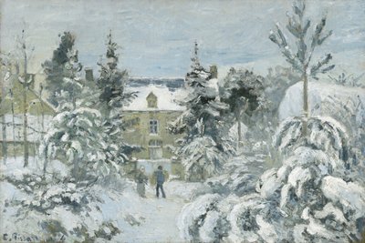 Dom Pietty w Montfoucault, 1874 autorstwa Camille Jacob Pissarro