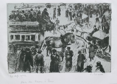 Place du Havre, Paryż, ok. 1897 autorstwa Camille Pissarro
