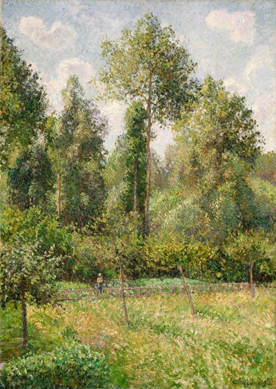 Topole, Eragny, 1895. autorstwa Camille Jacob Pissarro