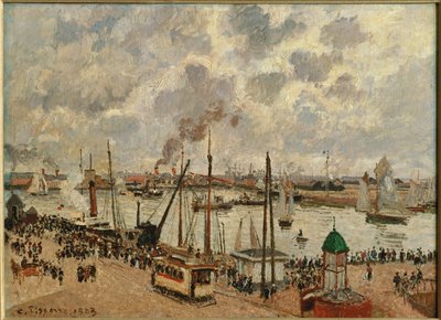 Port du Havre ... (olej na płótnie) autorstwa Camille Pissarro