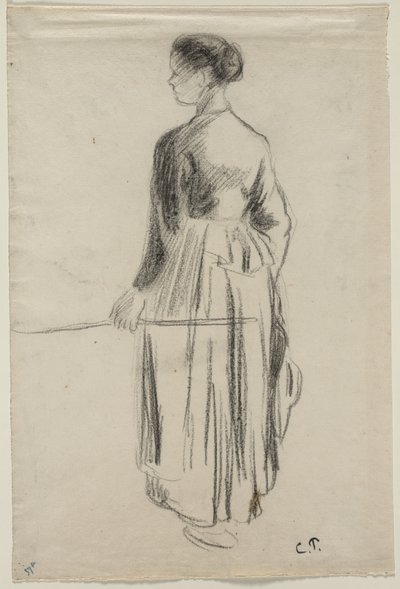 Pasterz, Eragny autorstwa Camille Pissarro