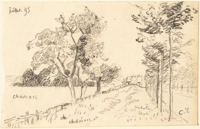 Podjazd autorstwa Camille Pissarro