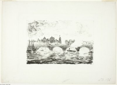 Houses of Parliament, Londyn autorstwa Camille Pissarro