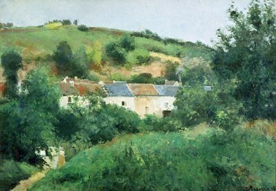 Ścieżka w wiosce autorstwa Camille Jacob Pissarro