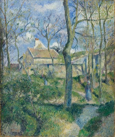 Droga do Les Pouilleux, Pontoise autorstwa Camille Pissarro