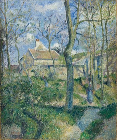 Ścieżka do Les Pouilleux, Pontoise autorstwa Camille Jacob Pissarro