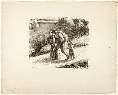 Włóczędzy autorstwa Camille Pissarro