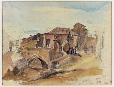 Most Dona Romualda Caracas, Wenezuela 1854 ... autorstwa Camille Pissarro