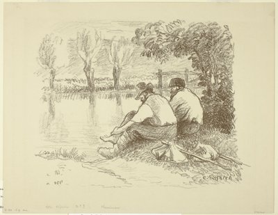 Włóczędzy autorstwa Camille Pissarro