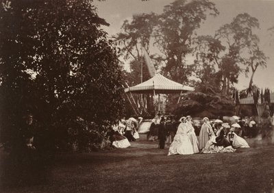 Fete Champetre w Orleans House w Londynie autorstwa Camille Silvy