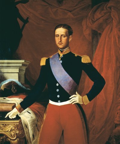Portret Franciszka II Obojga Sycylii (Neapol autorstwa Camillo Guerra