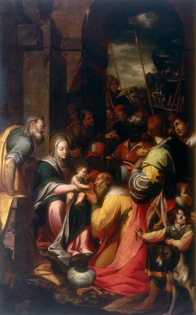 Adoracja Trzech Króli, dzieło Camillo Procaccini, zachowane w Galerii Estense w Modenie autorstwa Camillo Procaccini