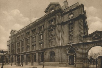 „Główna Fasada Głównego Urzędu Pocztowego przy King Edward Street”, ok. 1935. autorstwa Campbell
