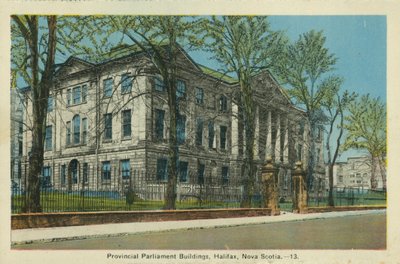Budynki Parlamentu Prowincji, Halifax, Nowa Szkocja (zdjęcie kolorowe) autorstwa Canadian Photographer