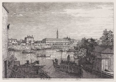 Ale Porte del Dolo (U zamków Dolo), z cyklu Vedute (Widoki) autorstwa Canaletto (Giovanni Antonio Canal)
