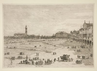 Pr? della Valle, z serii Vedute (Widoki) autorstwa Canaletto (Giovanni Antonio Canal)