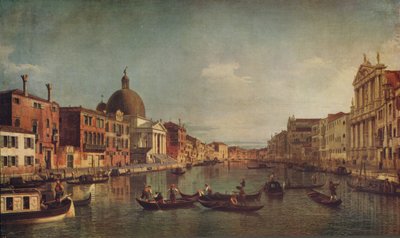 Widok na Canal Grande Wenecja, ok. 1740, ok. 1915 autorstwa Giovanni Antonio Canal
