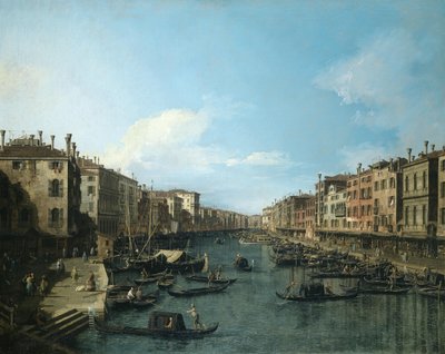 Canaletto - Wielki Kanał, 1738-42 autorstwa Canaletto