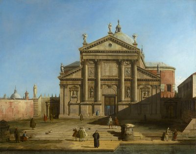 Canaletto - San Giorgio Maggiore w kaprysie ok. 1744 r. autorstwa Canaletto