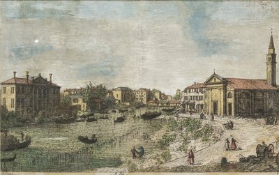 Canaletto Al Dolo w kolorze autorstwa Canaletto