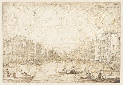 Kanał Grande w Wenecji autorstwa Canaletto