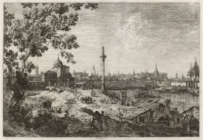 Wyimaginowany widok Padwy autorstwa Canaletto