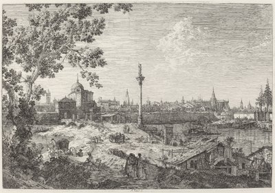 Wyimaginowany widok Padwy, ok. 1930 r. 17351746. autorstwa Canaletto
