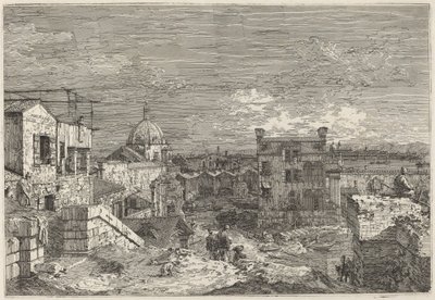 Wyimaginowany widok Wenecji, 1741. autorstwa Canaletto