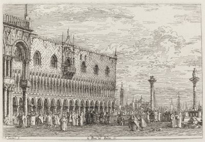 Molo zespołu. V. [dolny prawy] autorstwa Canaletto