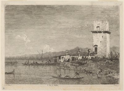Wieża Malghera autorstwa Canaletto
