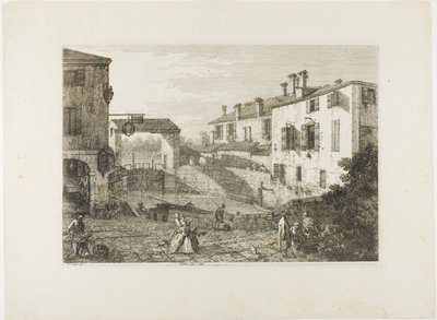 Le Porte Del Dolo, z Vedute autorstwa Canaletto