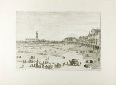 Prà della Valle, z Vedute autorstwa Canaletto