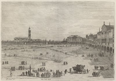 Pra della Valle autorstwa Canaletto