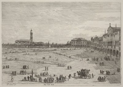 Prato della Valle autorstwa Canaletto