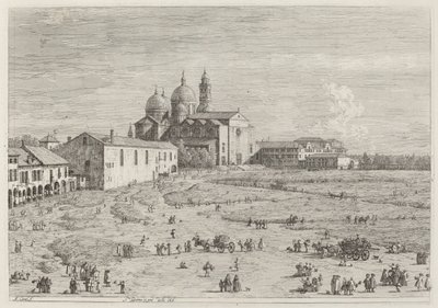 S. Giustina w pra della Vale, c. 17351746. autorstwa Canaletto