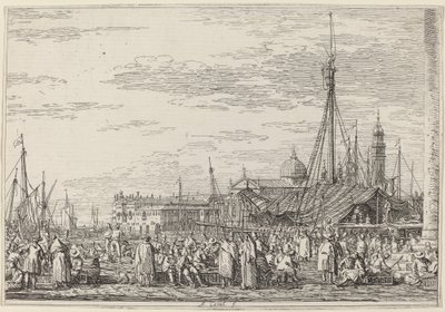 Rynek na Molo autorstwa Canaletto